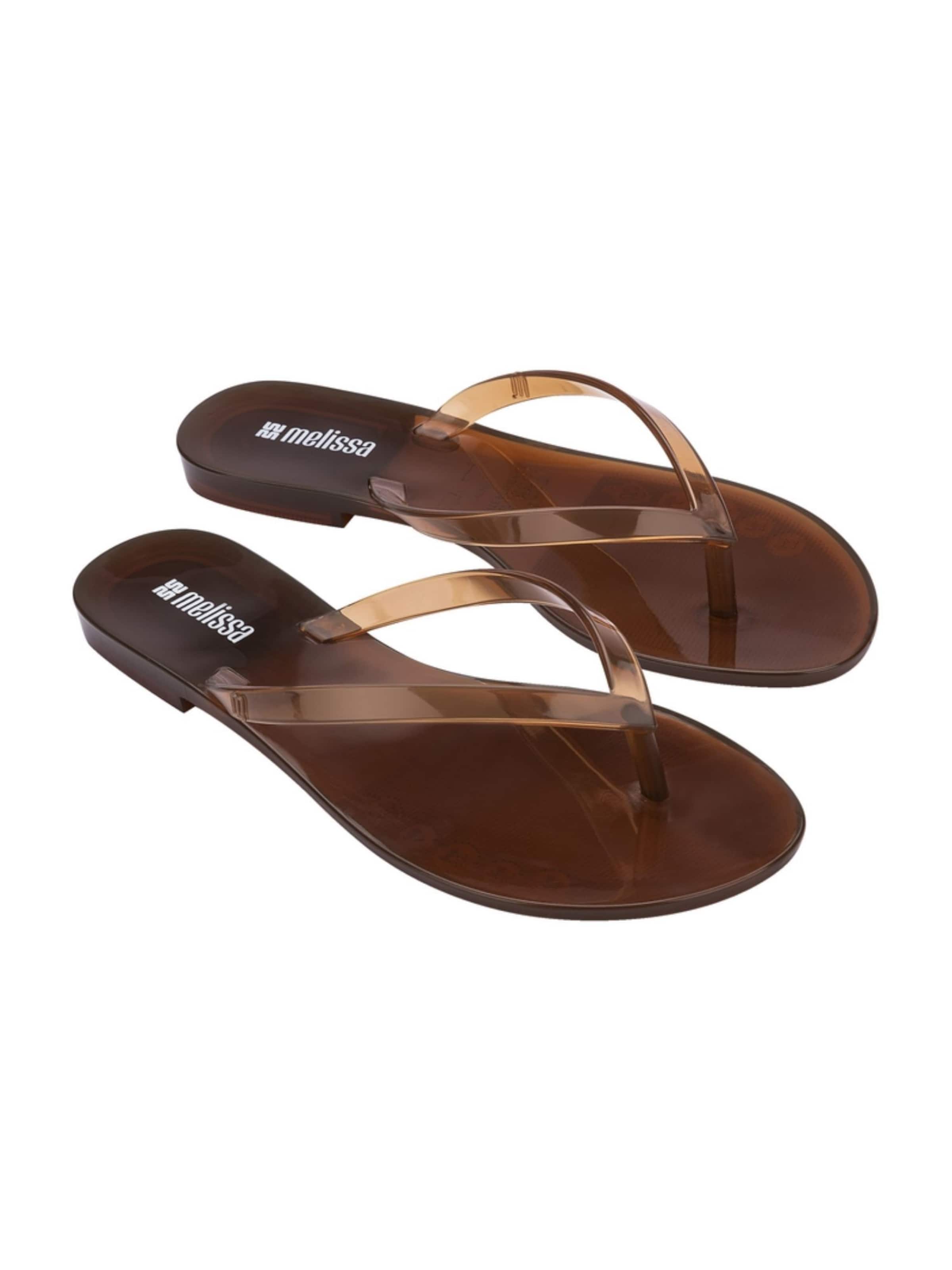 MELISSA Zehentrenner 'Harmonic Jelly' in Braun