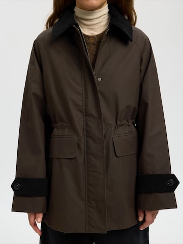 SELECTED Between-Season Jacket 'SLWWILMA' in Brown