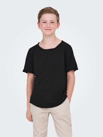 Only & Sons Junior Tričko 'OSJBENNE' - Čierna: predná strana