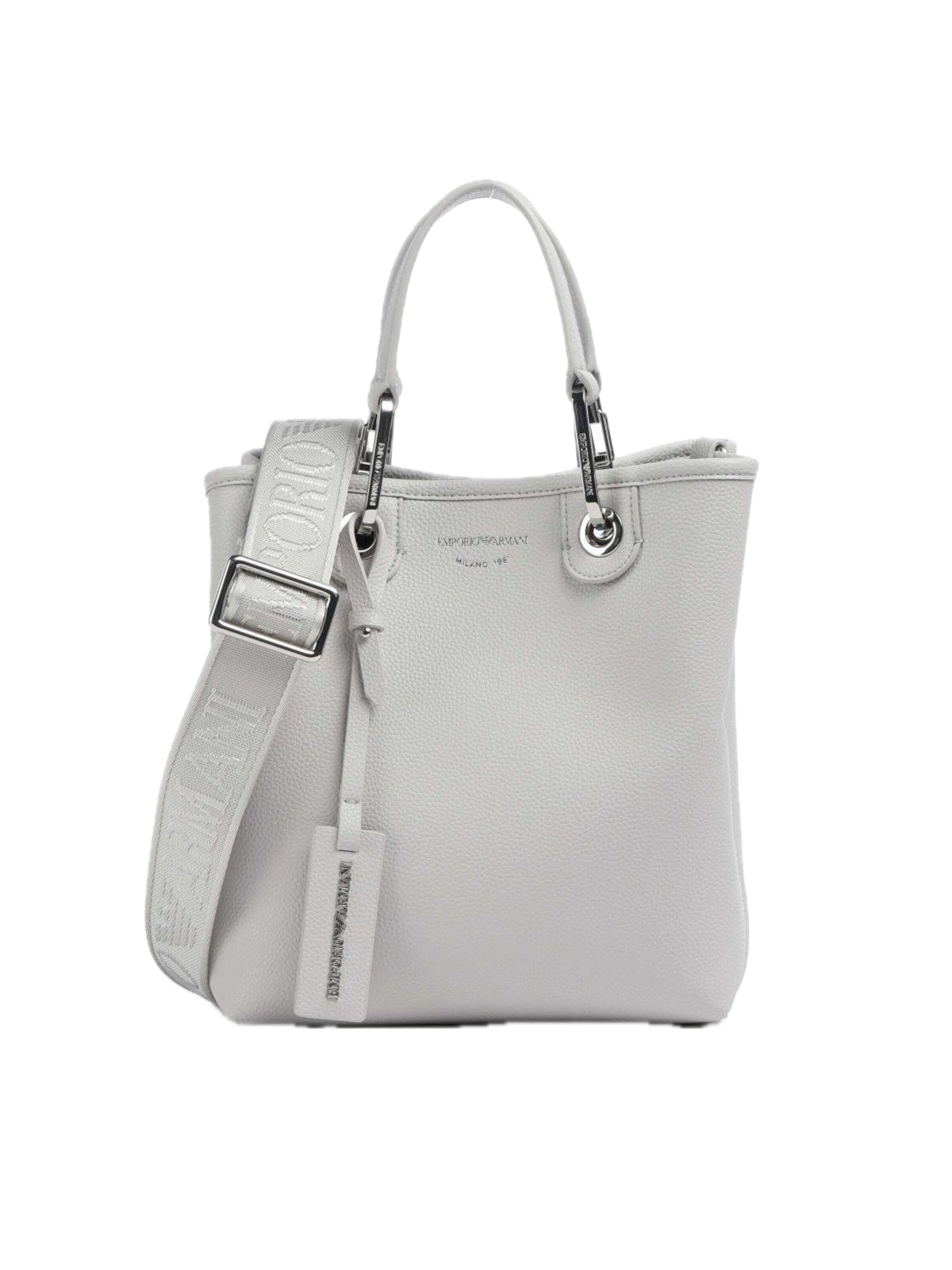 Borsa a mano 'EW000362 AF12036' di Emporio Armani in grigio: frontale