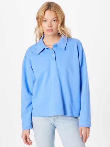 T-shirt Monki en bleu : devant