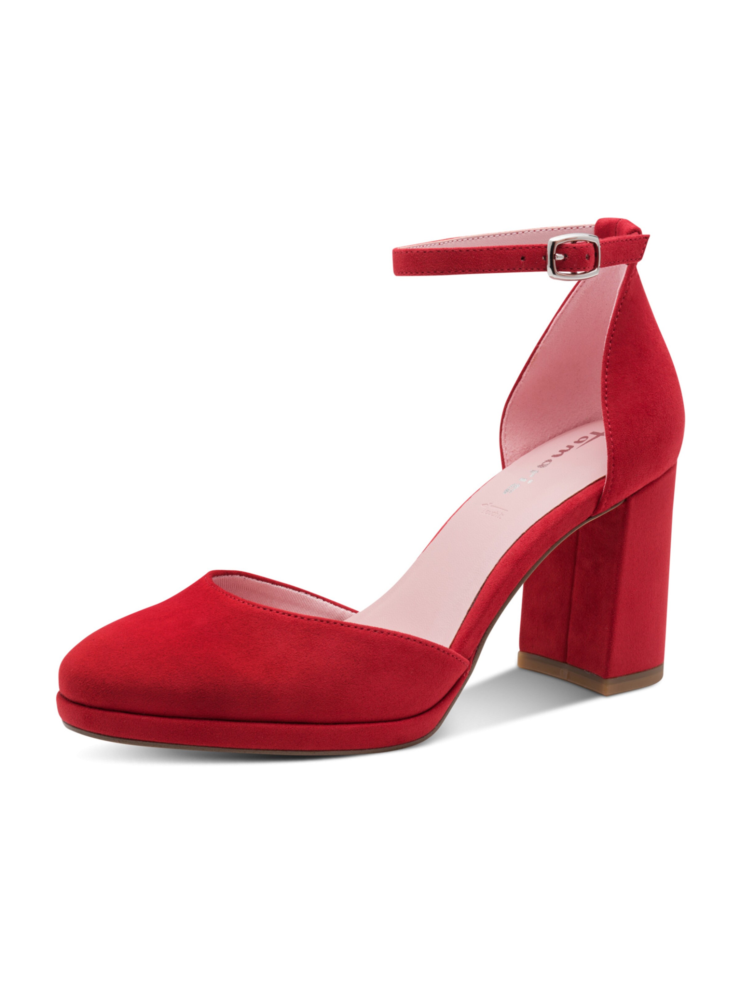 Tamaris Γόβες σε κόκκινο: μπροστά