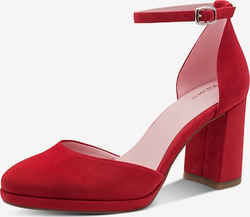 Tamaris Γόβες σε κόκκινο: μπροστά