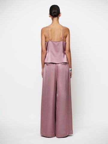 Dante°6 Wide leg Παντελόνι 'Dante6-Onique wide leg Satinhose' σε λιλά