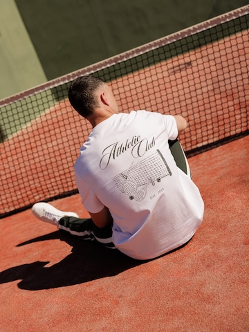 DAN FOX APPAREL Shirt 'Emilian' in Weiß