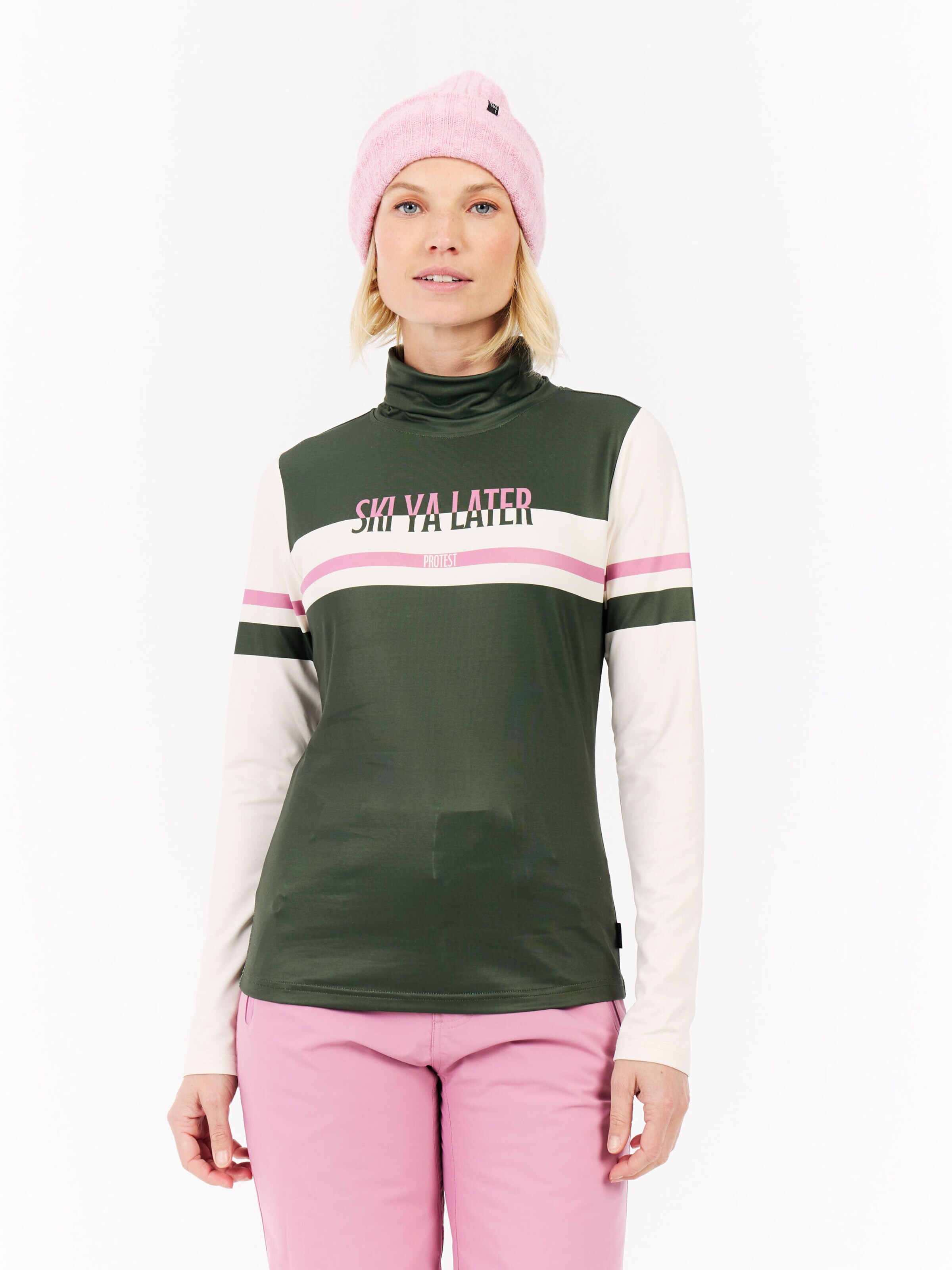 PROTEST Sportsweatshirt 'PRTCreate'‌‌‌‌‌‌‌‌ in Grün: Vorderseite