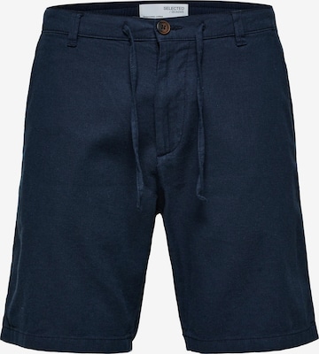 SELECTED HOMME Chino Pants 'Brody' in Blue: front