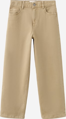 MANGO KIDS Regular Pants 'CHILE' in Beige: front