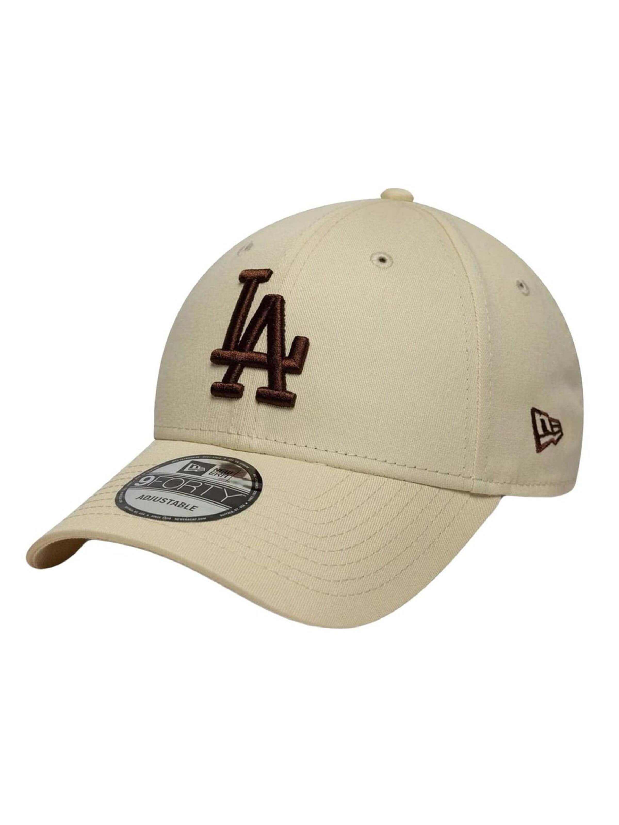 Cappello 'League Essential 9FORTY® Los Angeles Dodgers' di NEW ERA in marrone: frontale