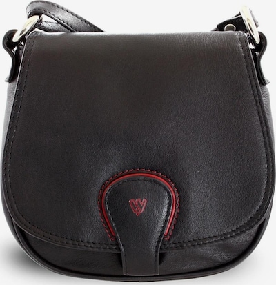 Arwel Taška přes rameno 'Černá dámská kožená crossbody kabelka s klopou' ve velikosti One Size - černá, Produkt