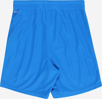 Regular Pantaloni sport 'TeamLiga' de la PUMA pe albastru