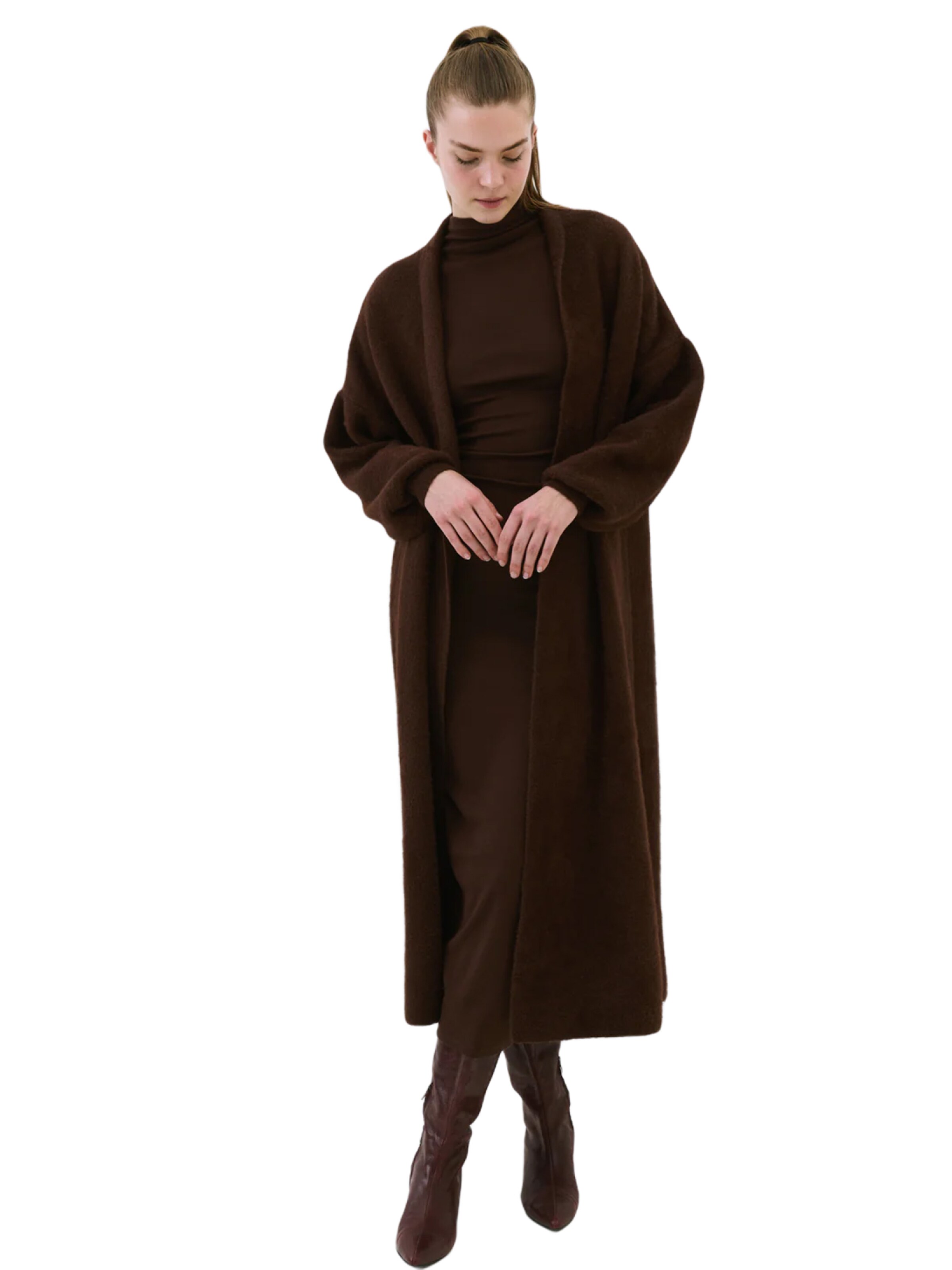 Cardigan No Matter What en marron : devant