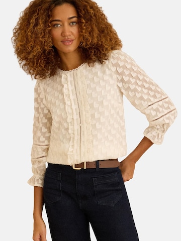 love & roses Blúz - bézs: elől