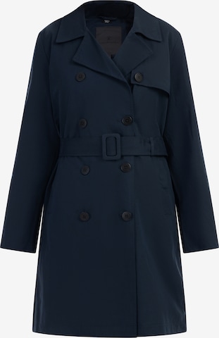 DreiMaster Klassik Between-seasons coat in Blue: front