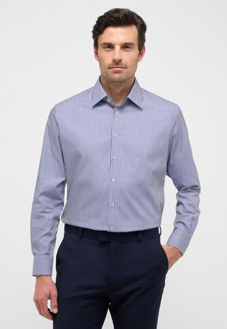 ETERNA Regular fit Zakelijk overhemd in Blauw: voorkant