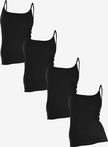 celodoro Undershirt 'Exclusive' in Black: front