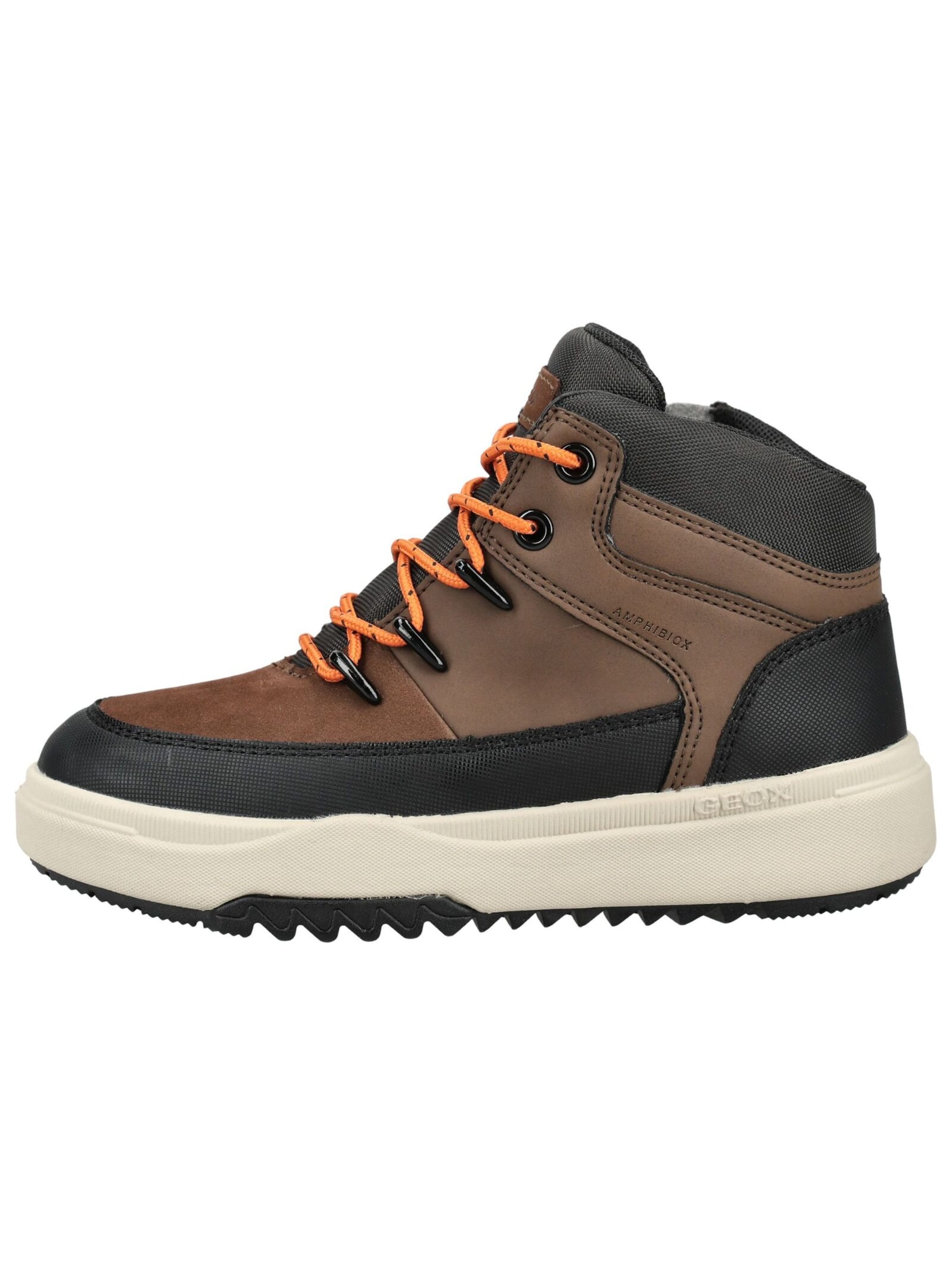 GEOX Boots in Brown: side