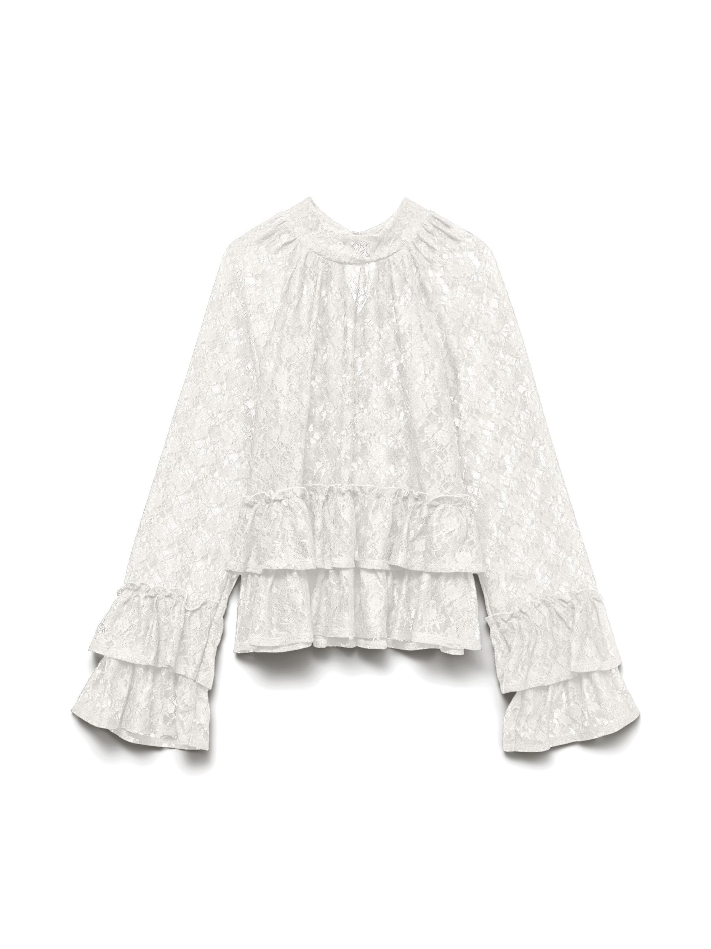 VERO MODA Blouse 'VMLUCIA' in White: front