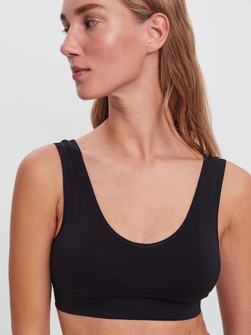 VERO MODA Bralette Bra 'Agnes' in Black