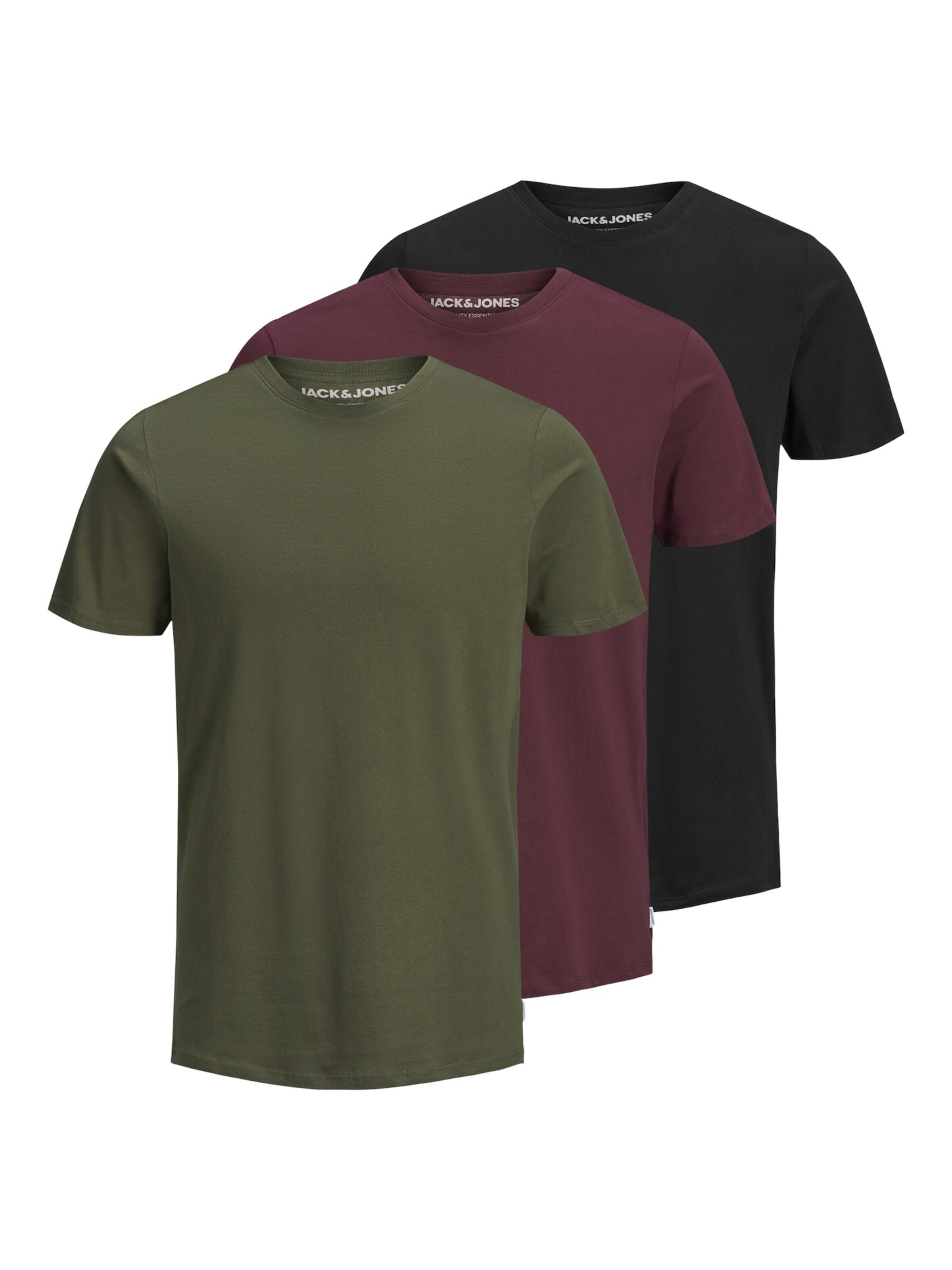 zaļš JACK & JONES T-Krekls: no priekšpuses