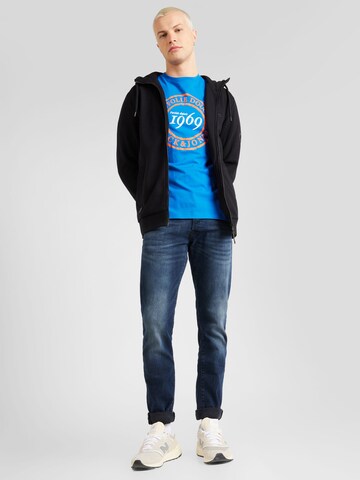 T-Shirt 'DOUCE' JACK & JONES en bleu