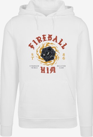 Sweat-shirt F4NT4STIC en blanc : devant