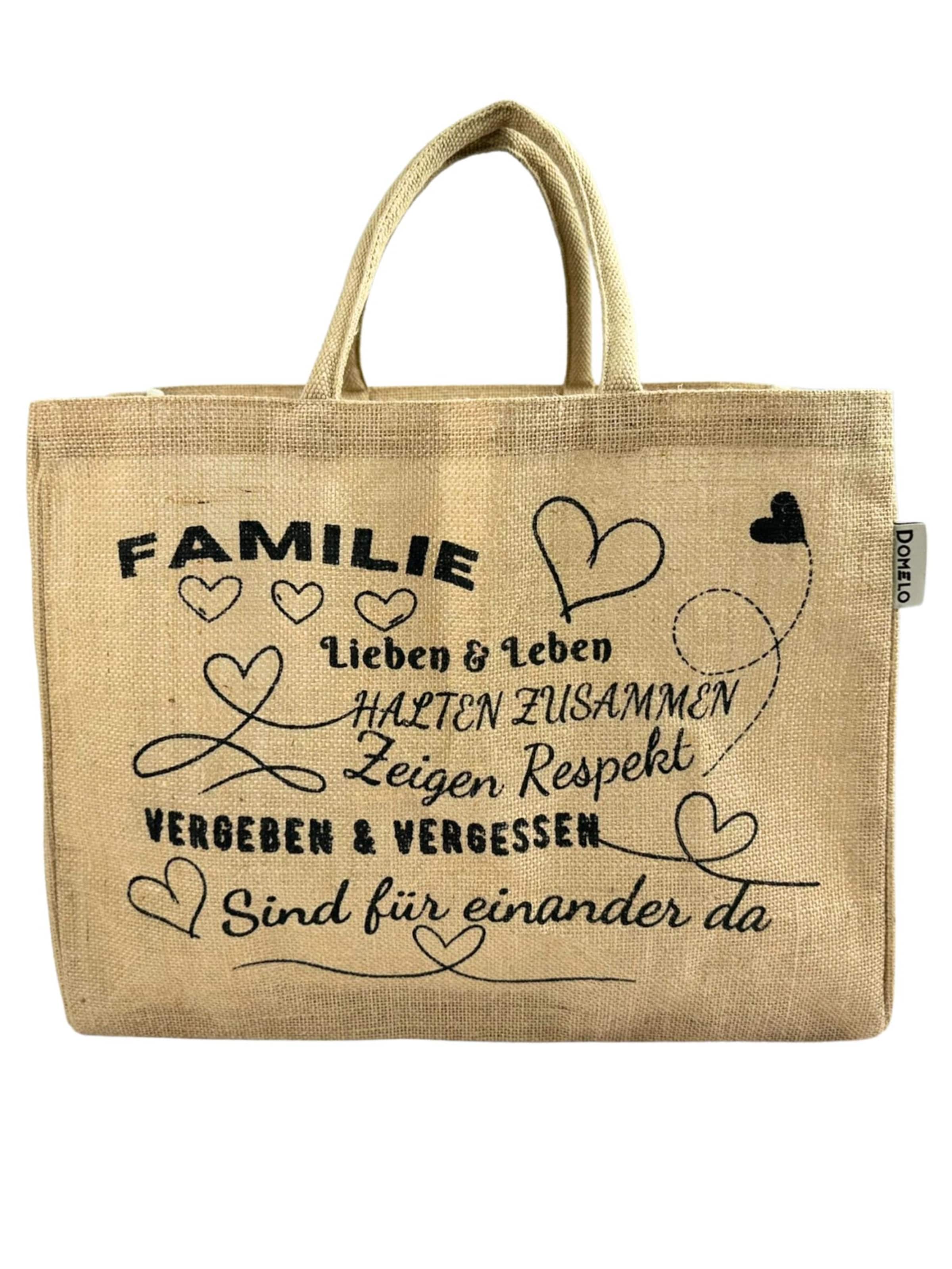 DOMELO Strandtasche 'Domelo' in Beige: Vorderseite