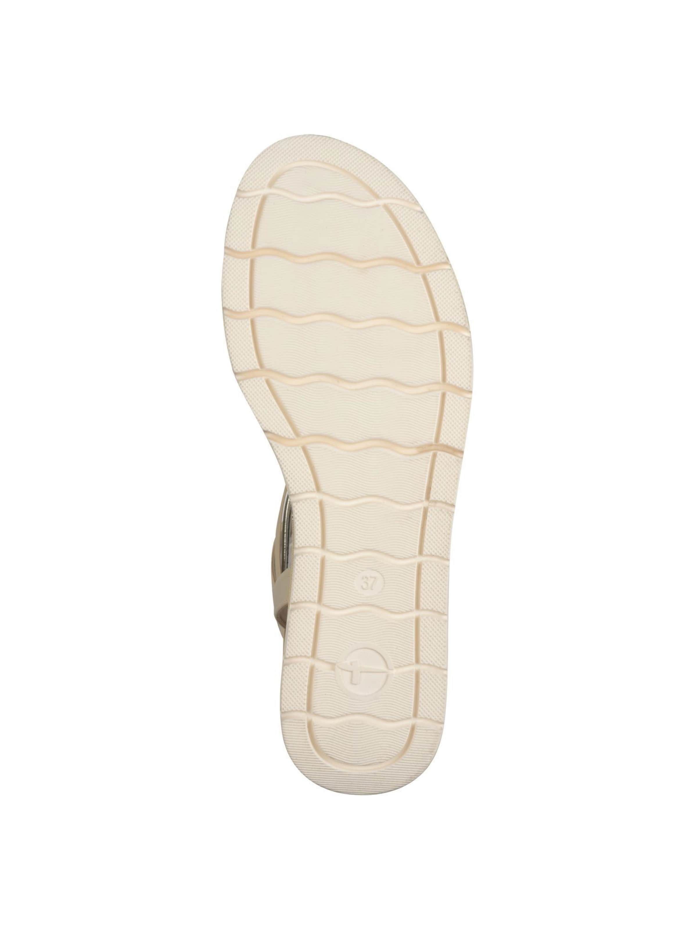 Tamaris Sandalen met riem in Beige