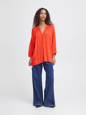 Camicia da donna 'MARRAKECH' di ICHI in arancione