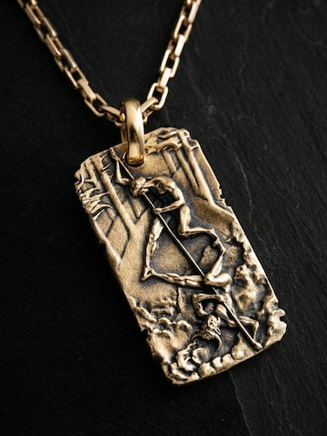 Pendentif 'BOXE OMBRA' REYTEL en jaune