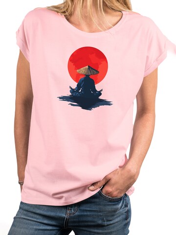 MAKAYA Shirt 'Monk' in Pink