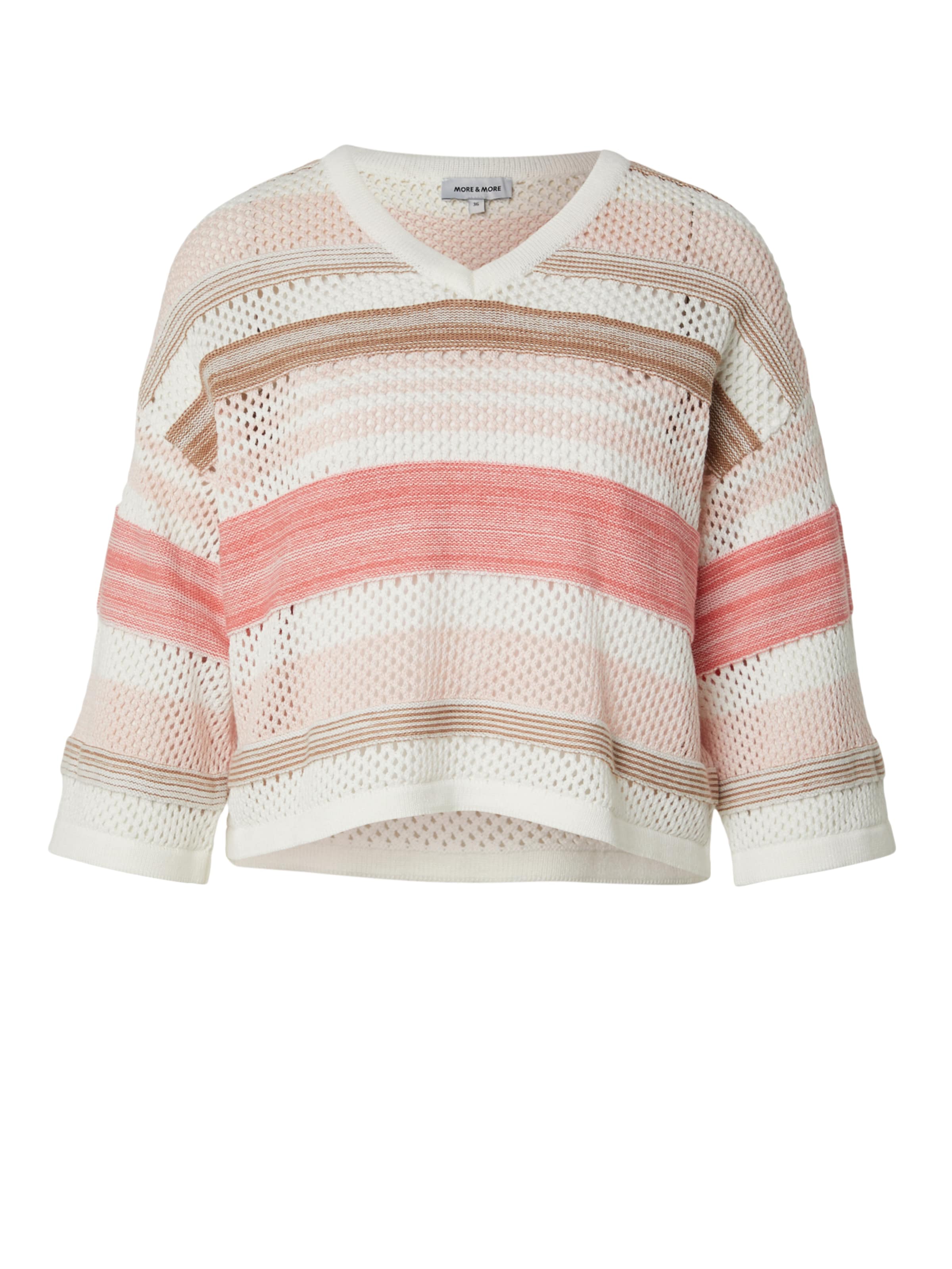 MORE & MORE Sweater in White: front