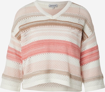 balta MORE & MORE Megztinis: priekis