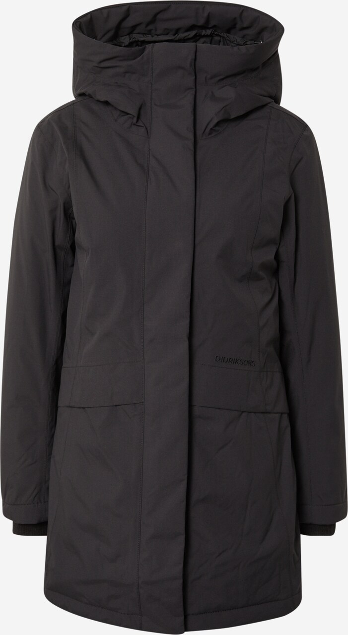 Didriksons Winter Parka 'Cajsa 3' in Black | ABOUT YOU