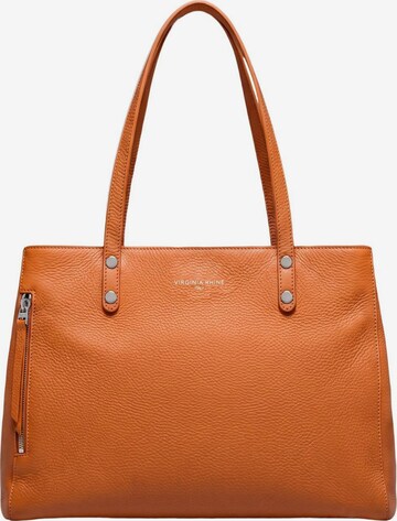 Borsa a spalla 'Borsa a Spalla Pelle Genuina Virginia Rhinè 36x27 cm' di Virginia Rhinè in marrone: frontale