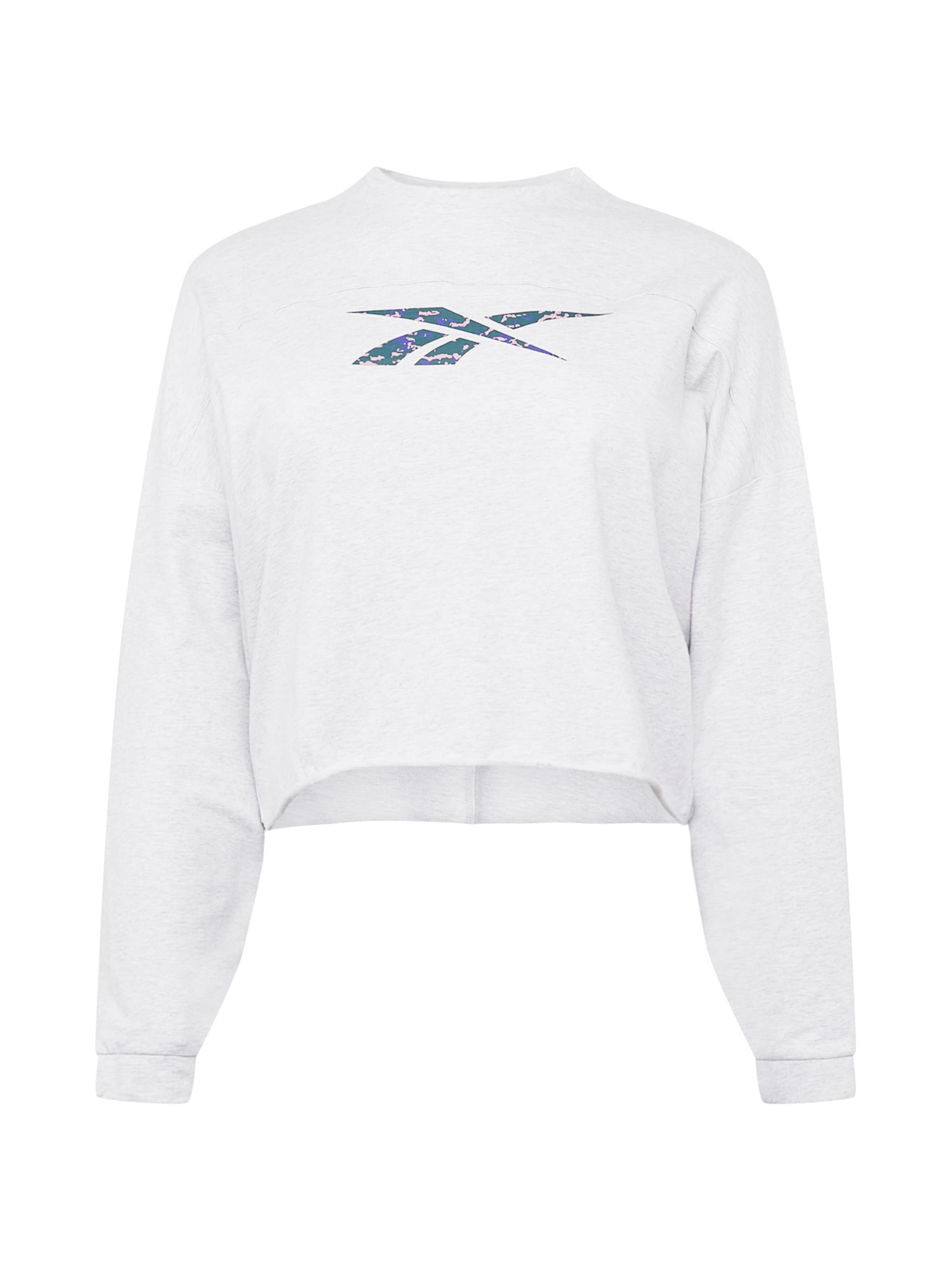 Reebok Спортивный свитшот в Серый: спереди