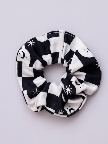 Hey Honey Sports headband 'Scrunchie' in White: front