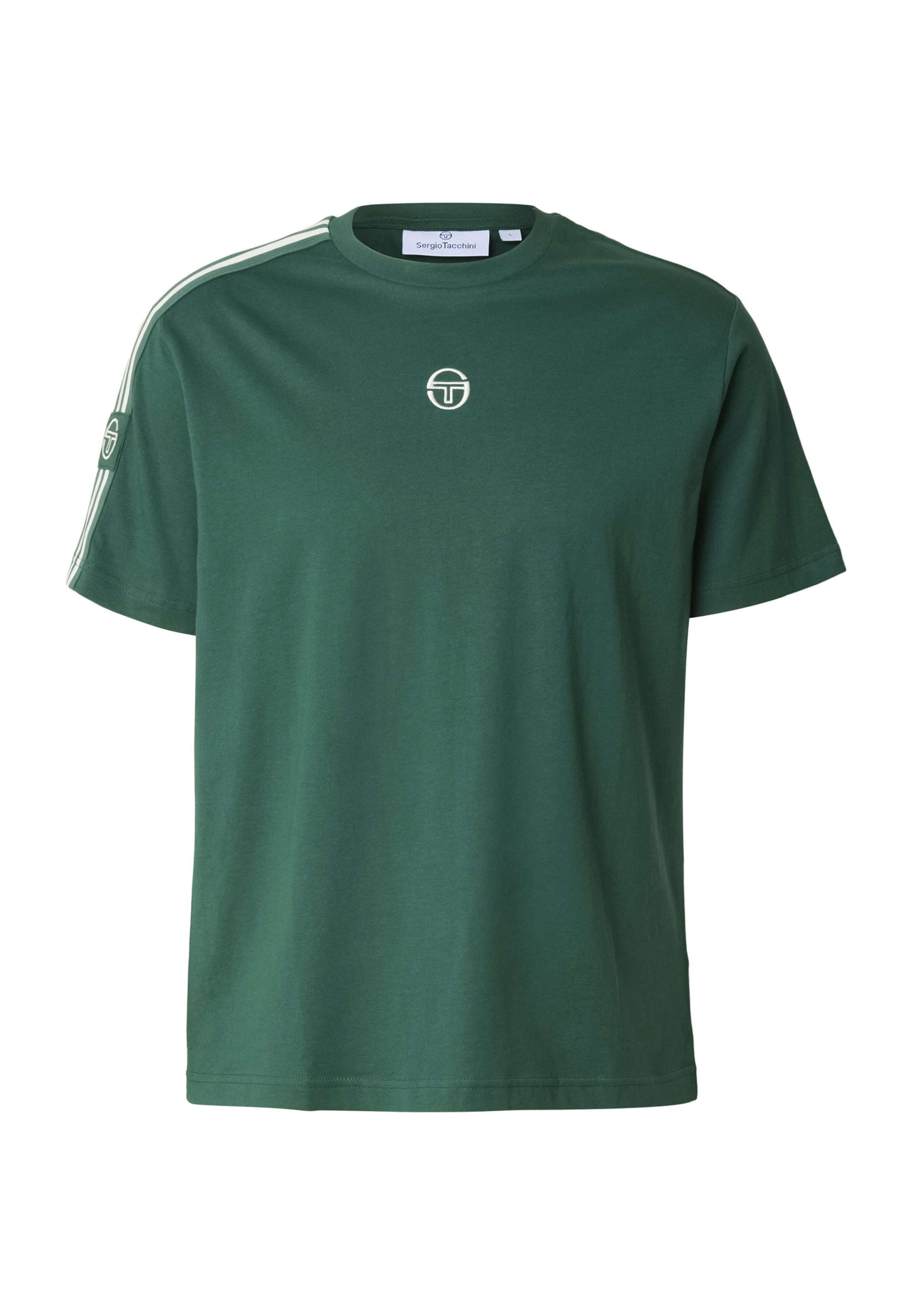 Sergio Tacchini Shirt 'Cesena Co' in Dark green / White, Item view