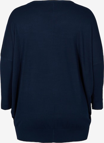 Zizzi Sweater 'MCARRIE' in Blue