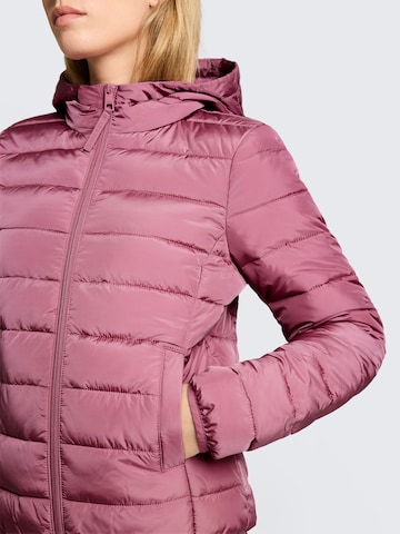 purpurinė TOM TAILOR DENIM Demisezoninė striukė
