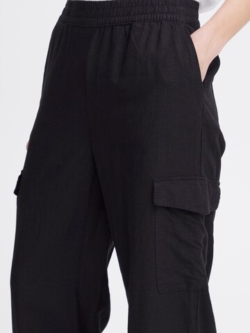 b.young - Loosefit Pantalón cargo 'Alakka' en negro