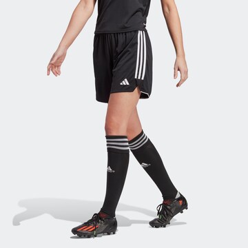 ADIDAS PERFORMANCE Regular Sportshorts 'Tiro 23 League' in Schwarz: Vorderseite