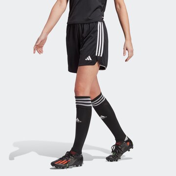 ADIDAS PERFORMANCE Regular Sportbroek 'Tiro 23 League' in Zwart: voorkant