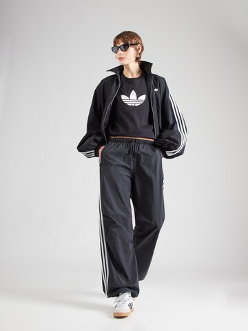 ADIDAS ORIGINALS Shirts 'TREFOIL' i sort