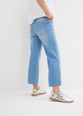 bonprix Wide leg Jeans in Blue