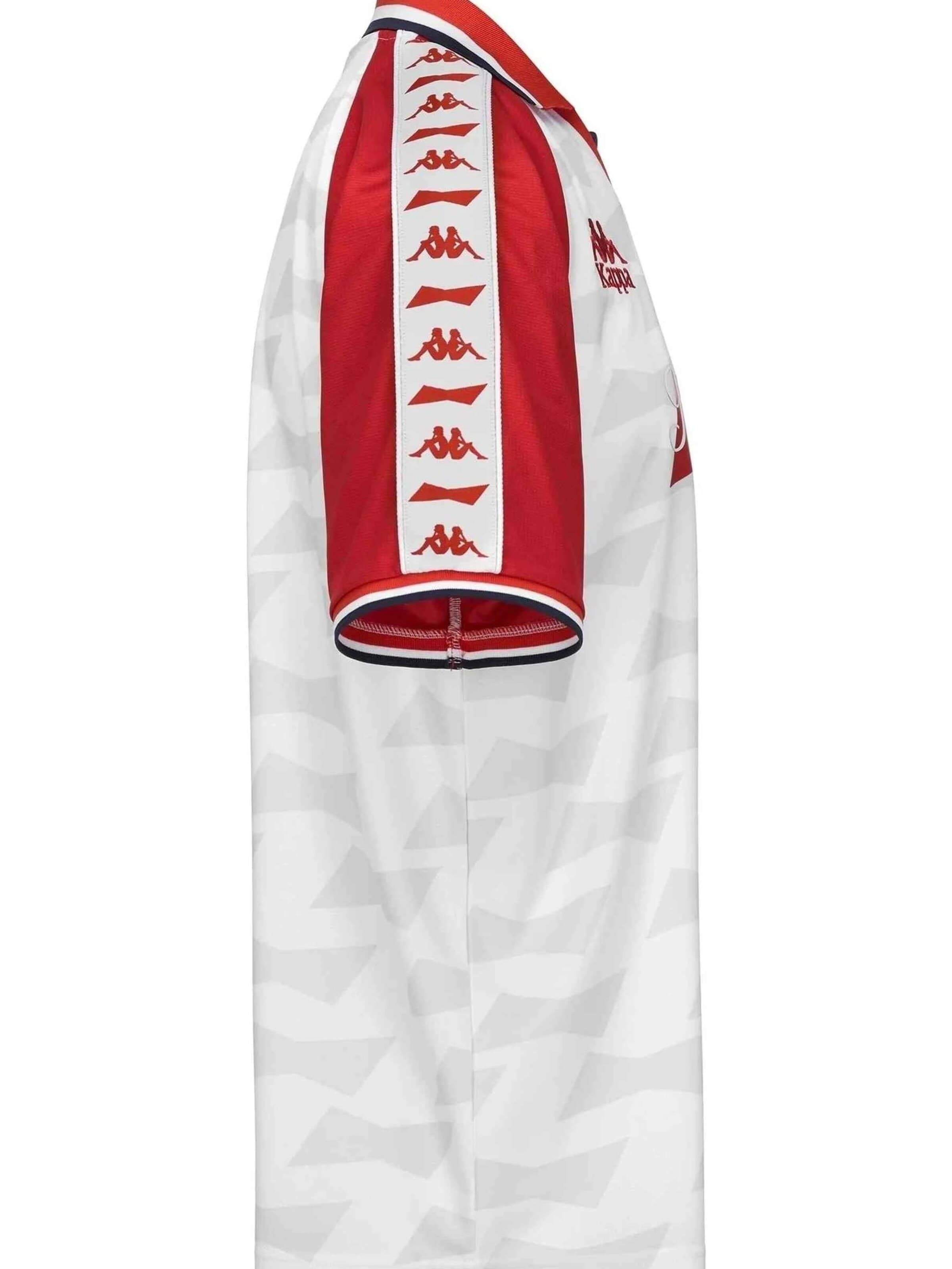 Maglietta 'Polo kappa x budweiser blanco markus retro shirt' di KAPPA in bianco