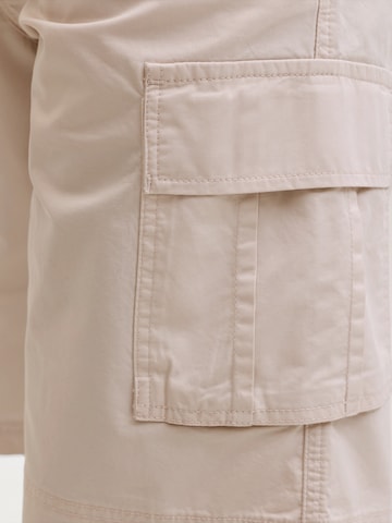 JACK & JONES Loose fit Cargo Pants 'JPSTCOLE MATTY' in Beige