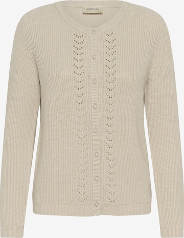 Geacă tricotată 'Dela' de la Cream pe bej: față
