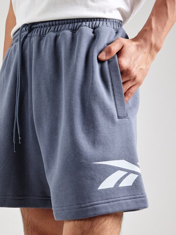 Reebok Regular Sports trousers in Blue