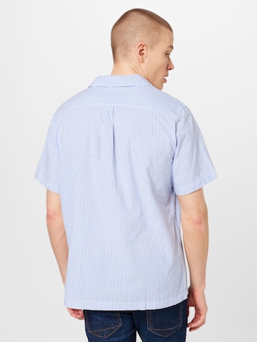 Les Deux - Ajuste confortable Camisa 'Leland' en azul
